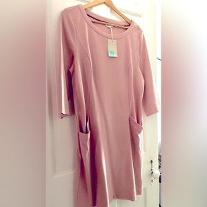 Boden pink ottoman shift dress. US 16R. UK 20R. NWT